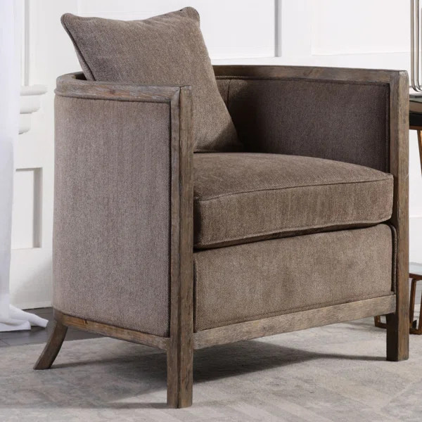 Pokorny Upholstered Barrel Chair | Wayfair North America