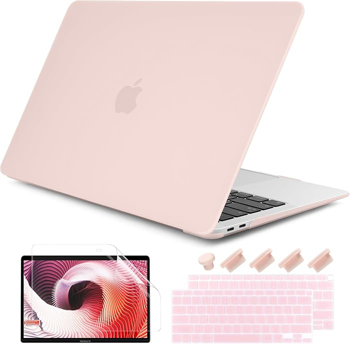 for MacBook Air 13 inch Case 2021 2020 2019 2018 Release A2337 M1 A2179 A1932, Plastic Hard Shell... | Amazon (US)