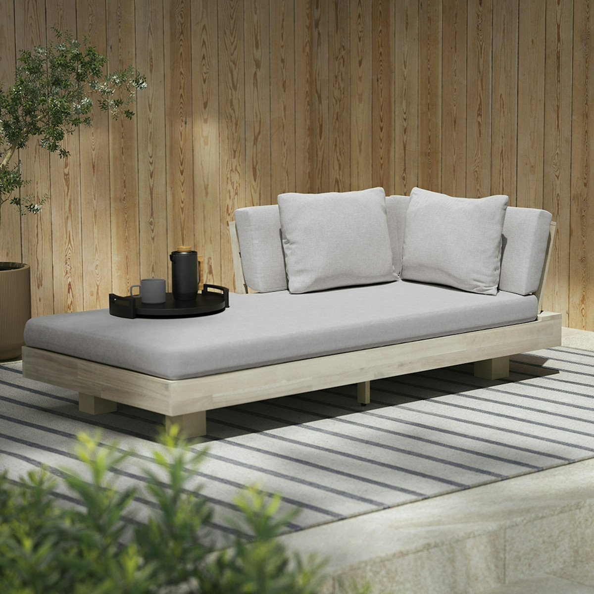 We love our Lubek outdoor set! It is stylish, comfortable and fits perfectly into our space!  Tr... | Article