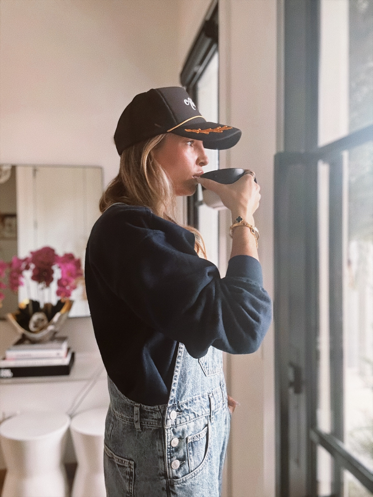 Overalls are in powder blue, size sm. Wearing a lg in the sweatshirt 

#LTKfindsunder50 #LTKover40 #LTKfindsunder100