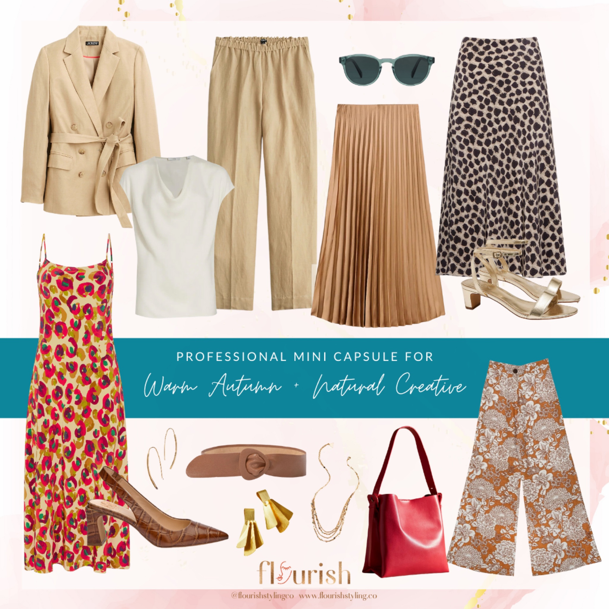 Unleash Your Style: The Natural Creative Work Capsule

Celebrate the artistry of a Natural Creative work capsule, where colors and styles blend harmoniously to express your unique self. Break free from the norm and embrace vibrant hues, bold patterns, and captivating textures that ignite your personal style. From rich Autumnal tones to expressive prints, explore the full spectrum of possibilities. Let's redefine capsules together and showcase the kaleidoscope of fashion that reflects your individuality. Unleash your true style and paint your fashion canvas with confidence. 💃✨ #NaturalCreativeStyle #EmbraceYourColors #ExpressYourIndividuality

#LTKworkwear #LTKstyletip #LTKSeasonal