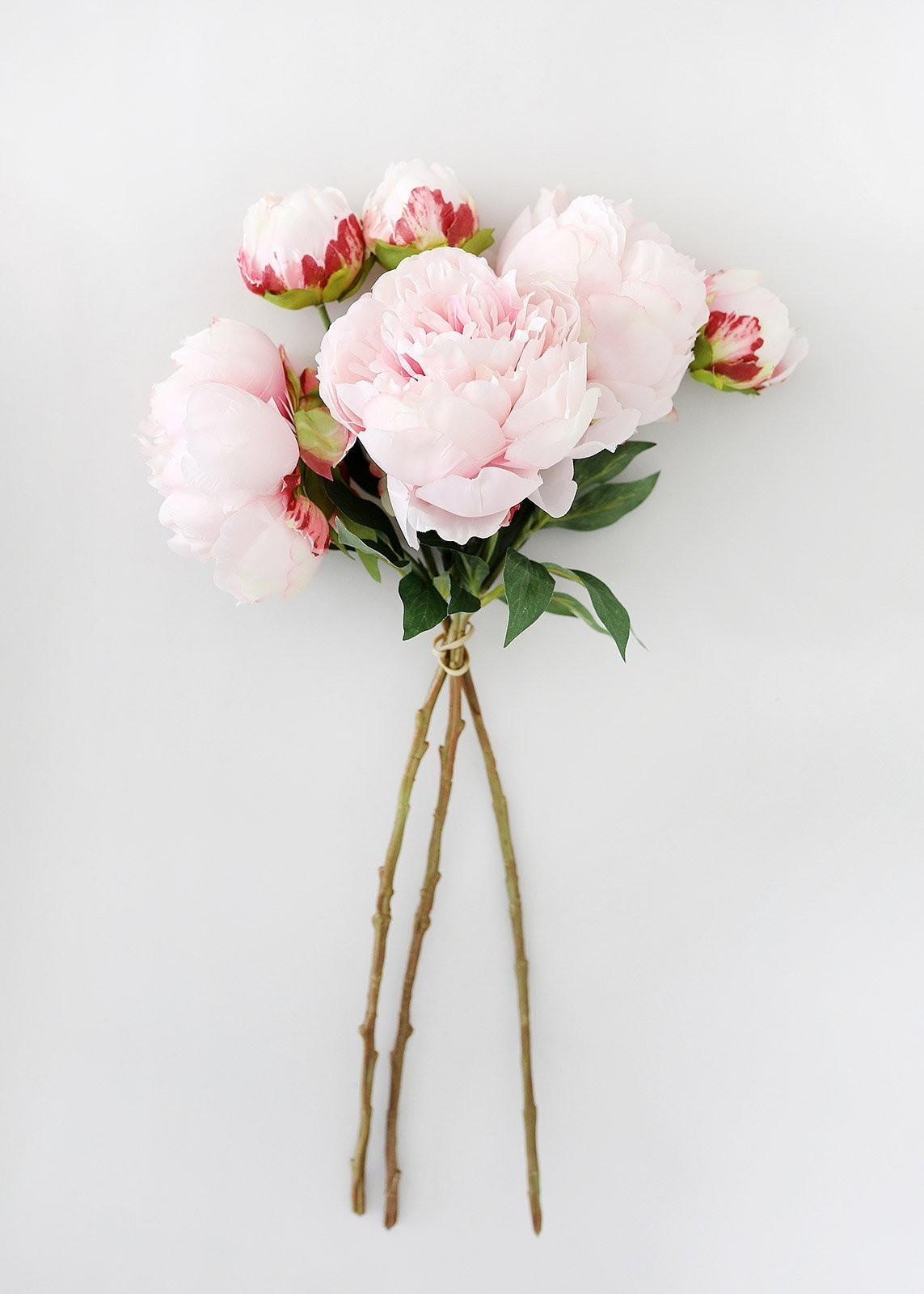 Pink Faux Flower Bundle of Peonies - 21.5" | Afloral (US)