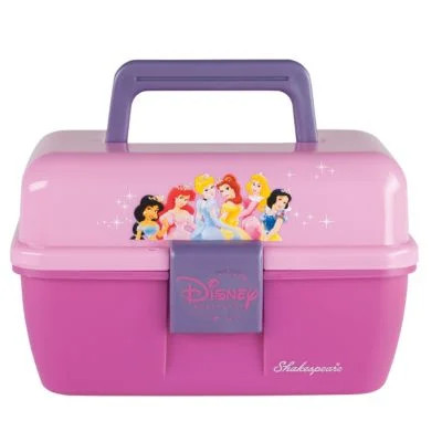 Shakespeare Disney Princess Play Fishing Tackle Box, Small, Pink - Walmart.com | Walmart (US)