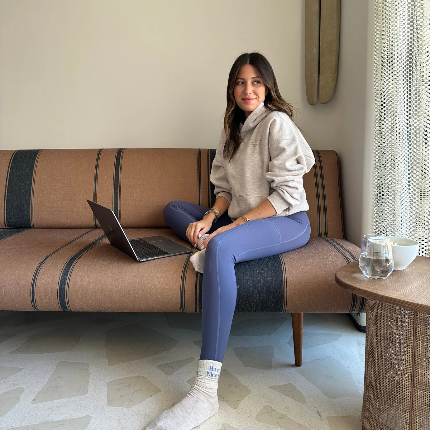 RELAXED HOODIE - OAT MARL | WAT The Brand