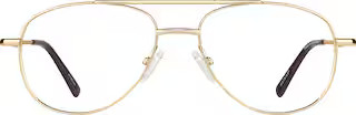 Gold Aviator Glasses #419014 | Zenni Optical | Zenni Optical (US & CA)