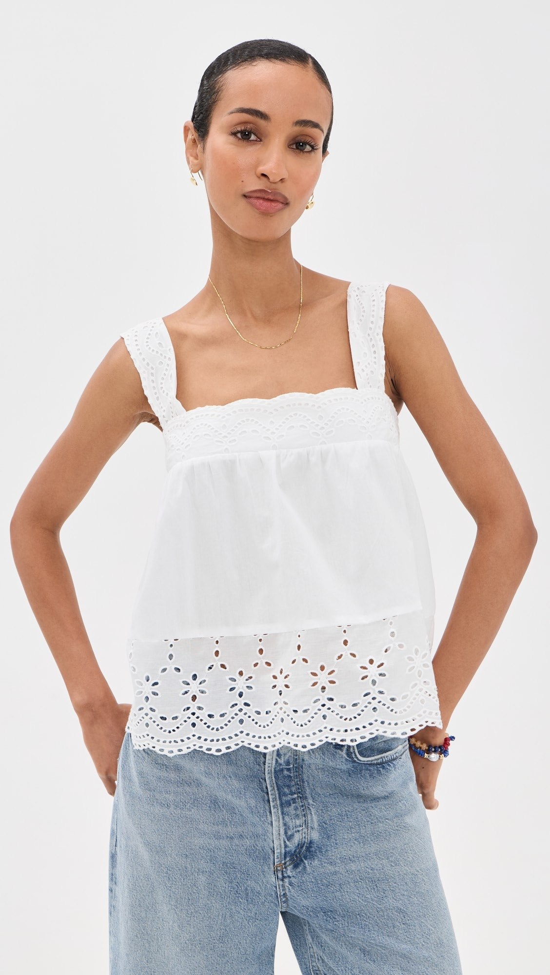 Eyelet Tank | Shopbop