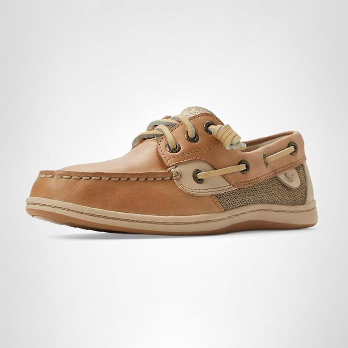 Sperry Women's Songfish 3-Eye Leather Boat Shoe | Amazon (US)
