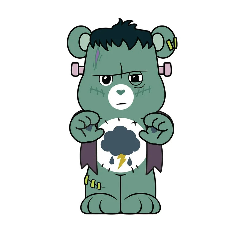 CARE BEARS X UNIVERSAL MONSTERS GRUMPY BEAR X FRANKENSTEIN MONSTER PVC BANK | Walmart (US)