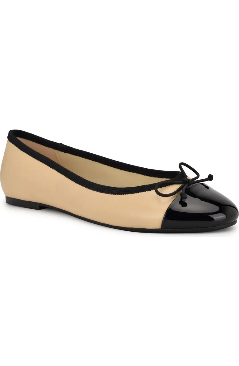 Nine West Prosep Cap Toe Flat (Women) | Nordstrom | Nordstrom