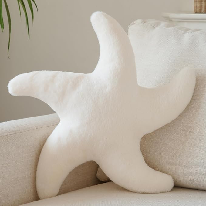 Starfish Pillow, Cute Decorative Pillows for Couch Bed, Aesthetic Room Decor Accent Pillow Plush ... | Amazon (US)