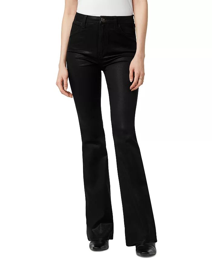 The Hi Honey High Rise Bootcut Coated Jeans in Black | Bloomingdale's (US)
