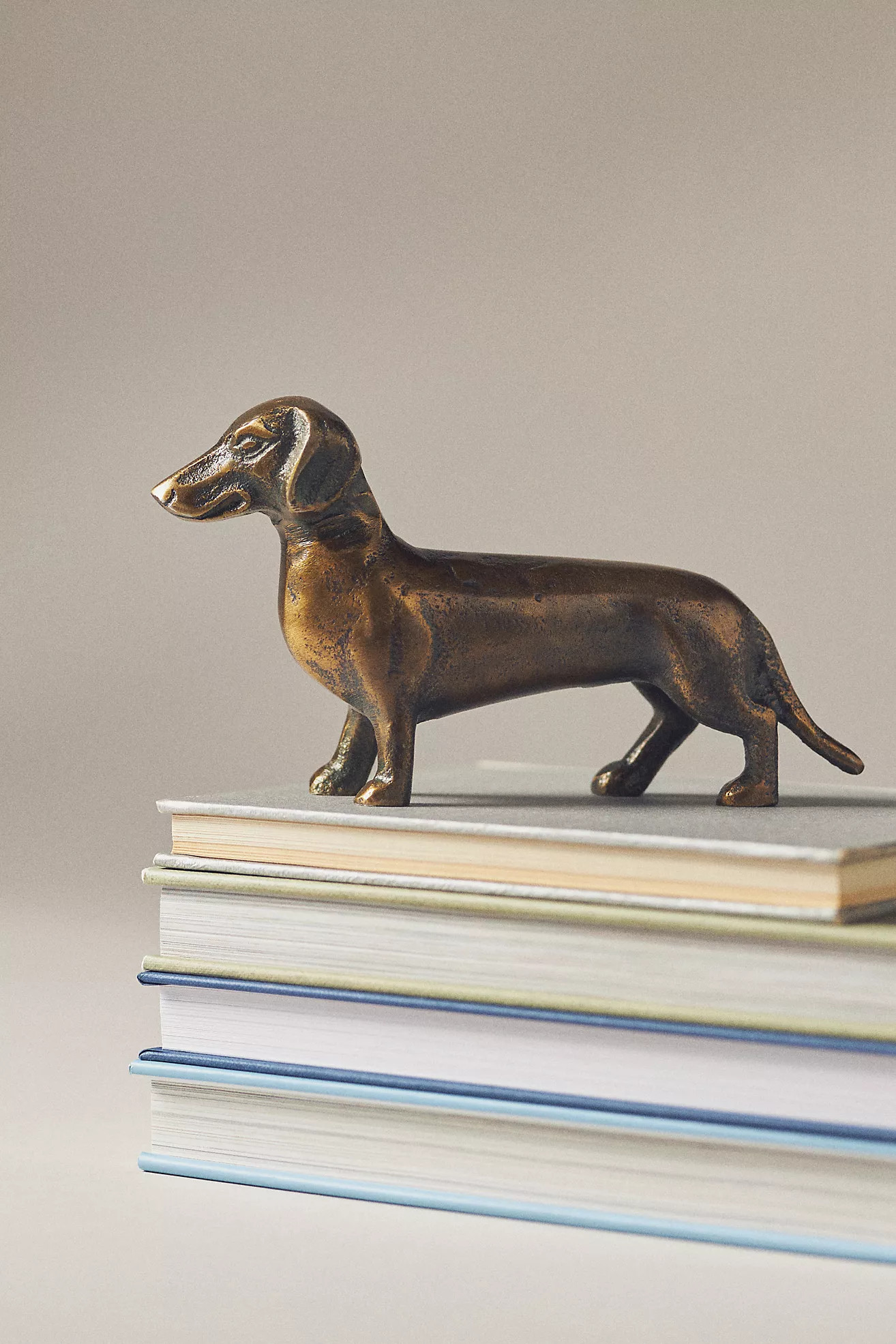 Dachshund Bronze Metal Decorative Object | Anthropologie (US)
