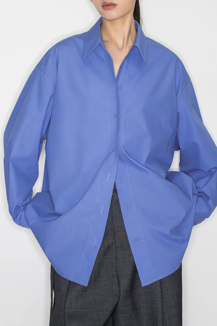 Hui Glacier Blue Shirt in Cotton | Fabrique