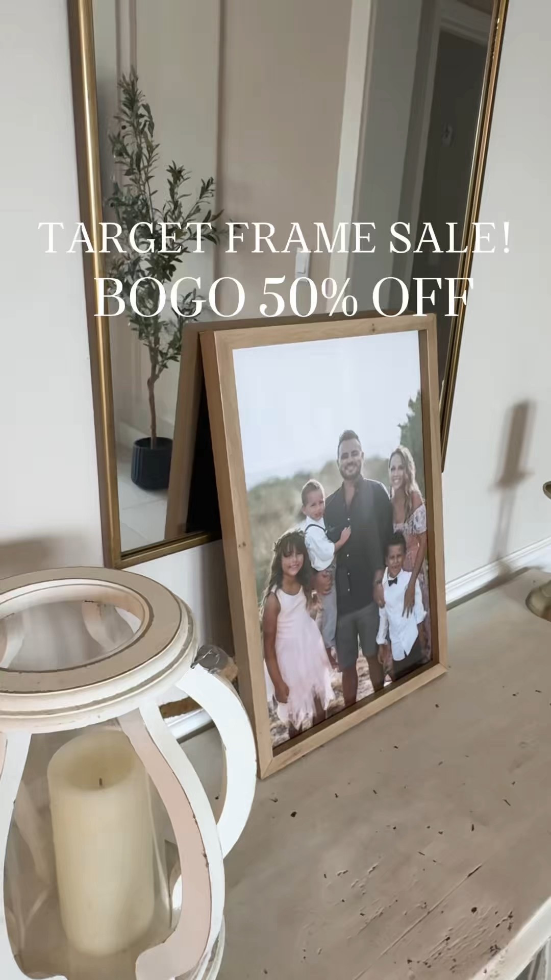 Target frames are BOGO 50% off right now! 👏🏼

These are my favorite thin gallery picture frames — they come with mats, are hangable, and the wood-look adds a warm, custom feel. 

The sale includes a bunch of frame styles in tons of colors and sizes. Great quality, great prices!

#targetfinds #targethome #targetcircle 
#neutralhomedecor #potterybarninpired #homeswithpurpose #boujieonabudget #designerlooksforless #targetdeals #homedecor  #affordablehomedecor
#TargetStyle #HomeDecorInspo