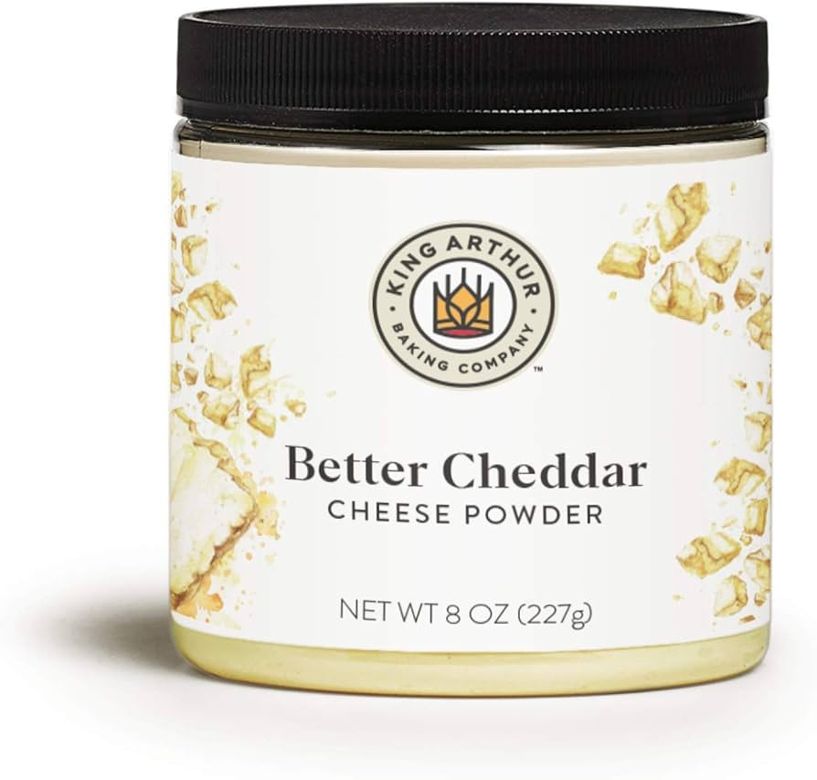 King Arthur Better Cheddar Cheese Powder: Premium Sharp Cheddar Flavor for Popcorn, Pasta, and Mo... | Amazon (US)