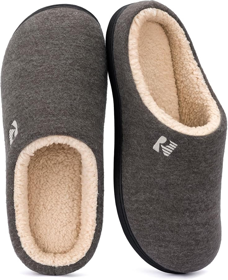 RockDove Men's Sherpa Lined Memory Foam Clog Slipper | Amazon (CA)