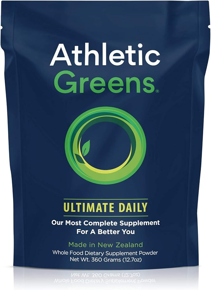 Athletic Greens Ultimate Daily, Whole Food Sourced All in One Greens Supplement, Superfood Powder... | Amazon (US)