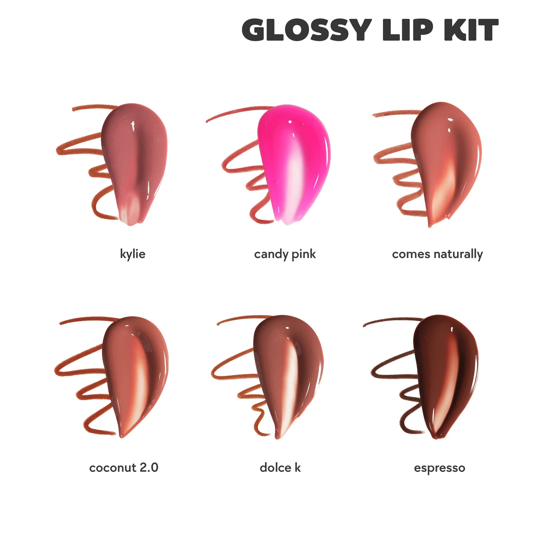 Glossy Lip Kit & Skin Tint Blurring Elixir Duo | Kylie Cosmetics US