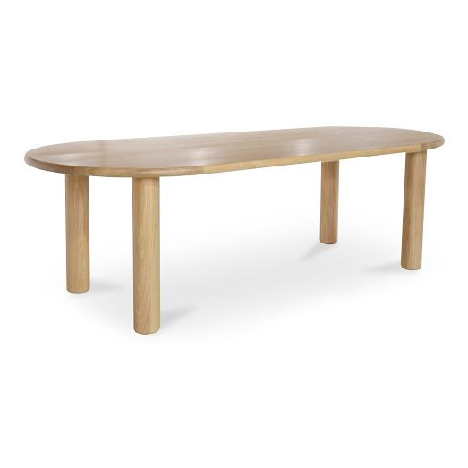 Kosciusko Oak Oval Dining Table (78"–96") | West Elm (US)