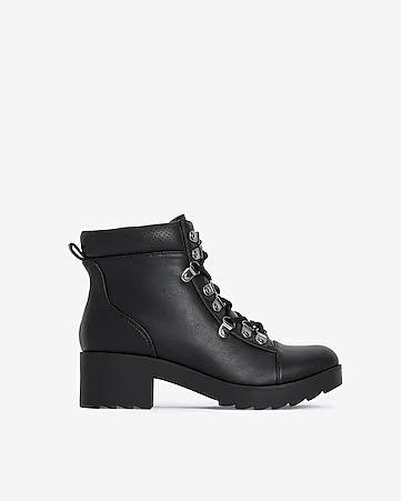 lace-up combat boots | Express