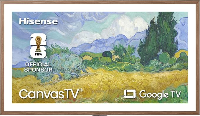 Hisense 50“ Hi-QLED S7 CanvasTV Series 4K UHD Google Smart Art TV (50S7SG, 2026 New) - Art Mode... | Amazon (US)