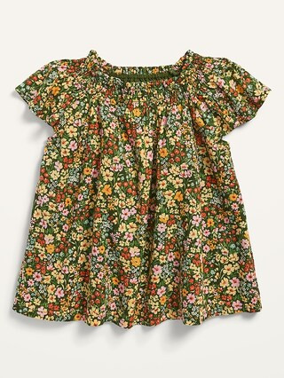 Floral Smocked Top for Toddler Girls | Old Navy (US)