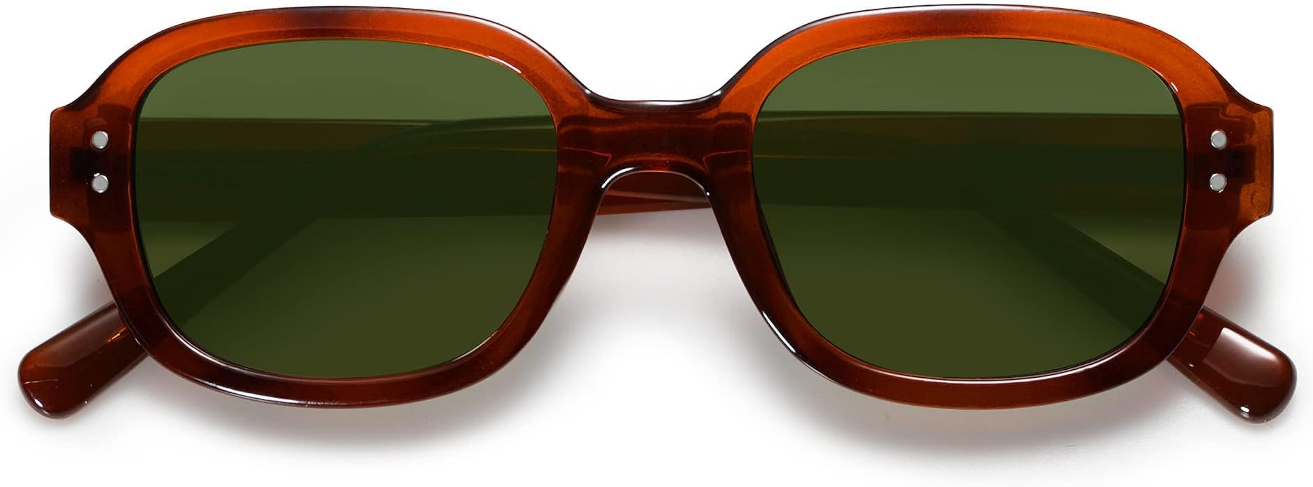 SOJOS Rectangle Sunglasses for Women Vintage Trendy Outdoor Travel Sun Glasses Square Frame SJ221... | Amazon (US)