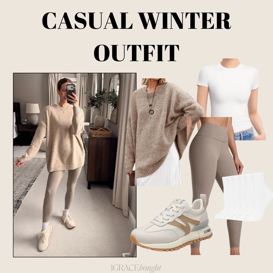 Casual and comfy winter outfit inspo! 

#LTKootd