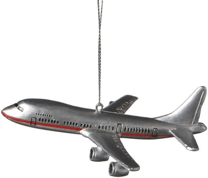 Amazon.com: 1 X Commercial Airliner Resin Hanging Tree Ornament - Size 4.25 inch by Midwest-CBK :... | Amazon (US)