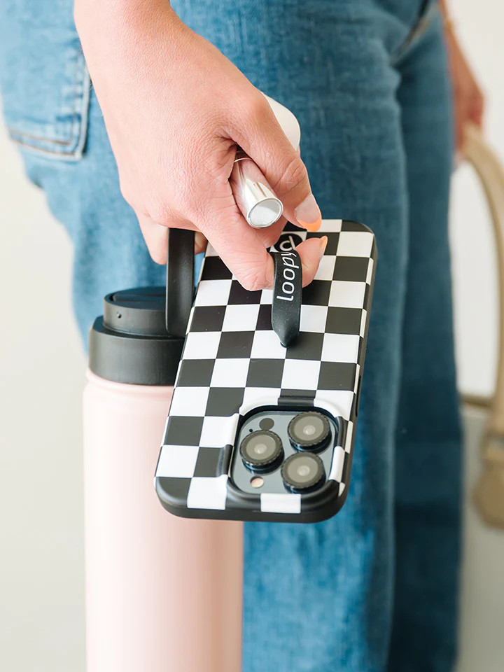 Black & White Checkered | Loopy Cases