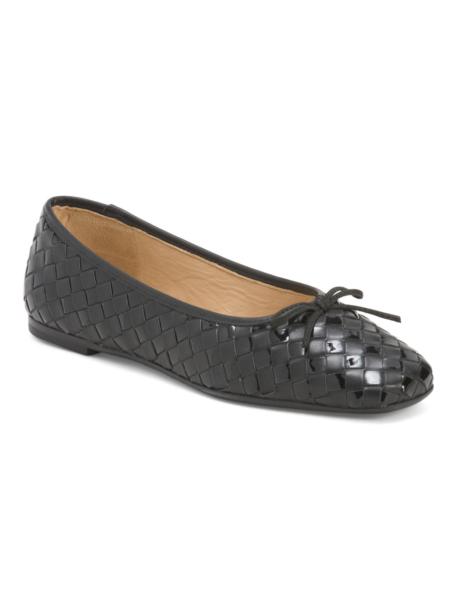 Made In Brazil Leather Gwynn Woven Ballerina Flats | Women's Shoes | Marshalls | Marshalls