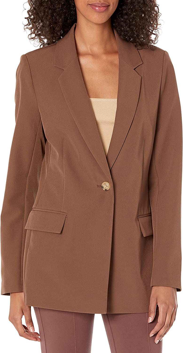 The Drop Women's Blake Long Blazer | Amazon (US)