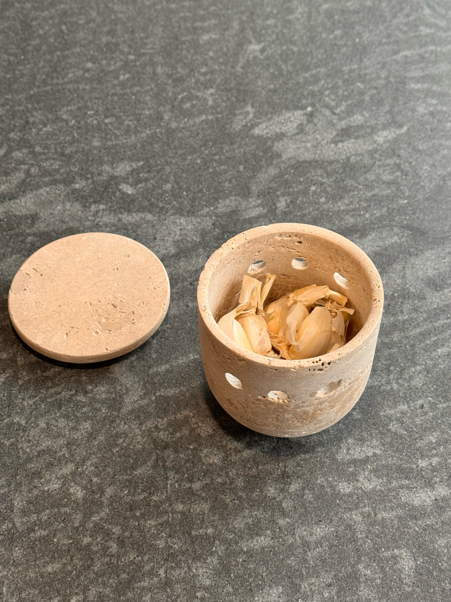 The most aesthetically pleasing garlic container to sit on the counter. For the home. Kitchen storage. Aesthetic home. #LTKAmazon

#LTKFindsUnder50 #LTKHome