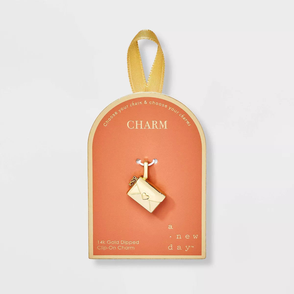 14K Gold Dipped Love Letter Charm - A New Day™ Gold | Target