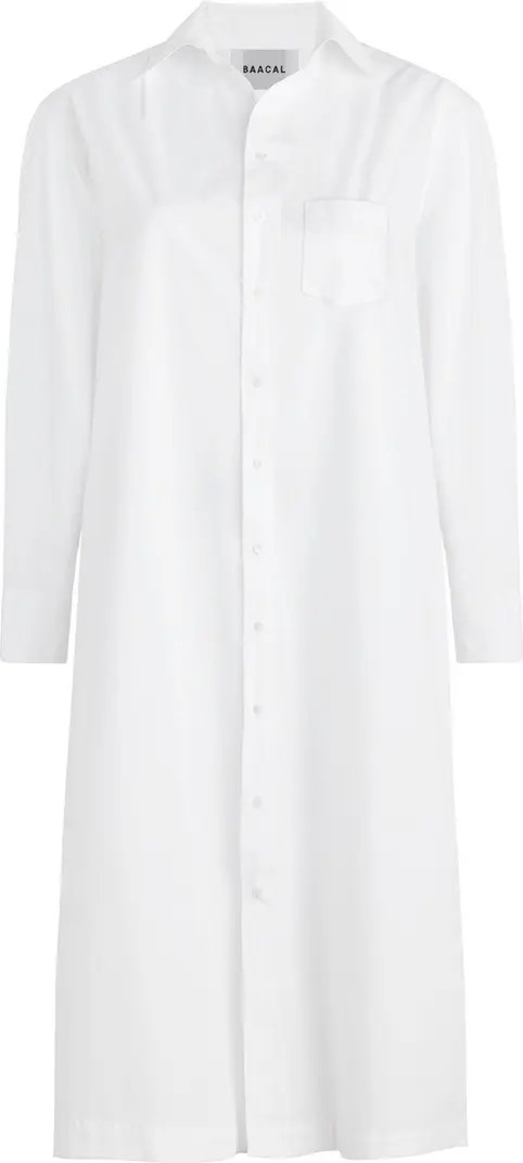 Long Cotton Shirtdress | Nordstrom