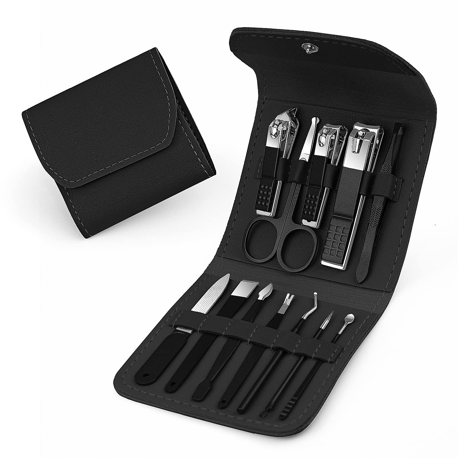 Manicure Set Nail Clipper Set Pedicure Kit Manicure Kit Professional Nail Kit 12 in 1 For Toenail... | Amazon (US)