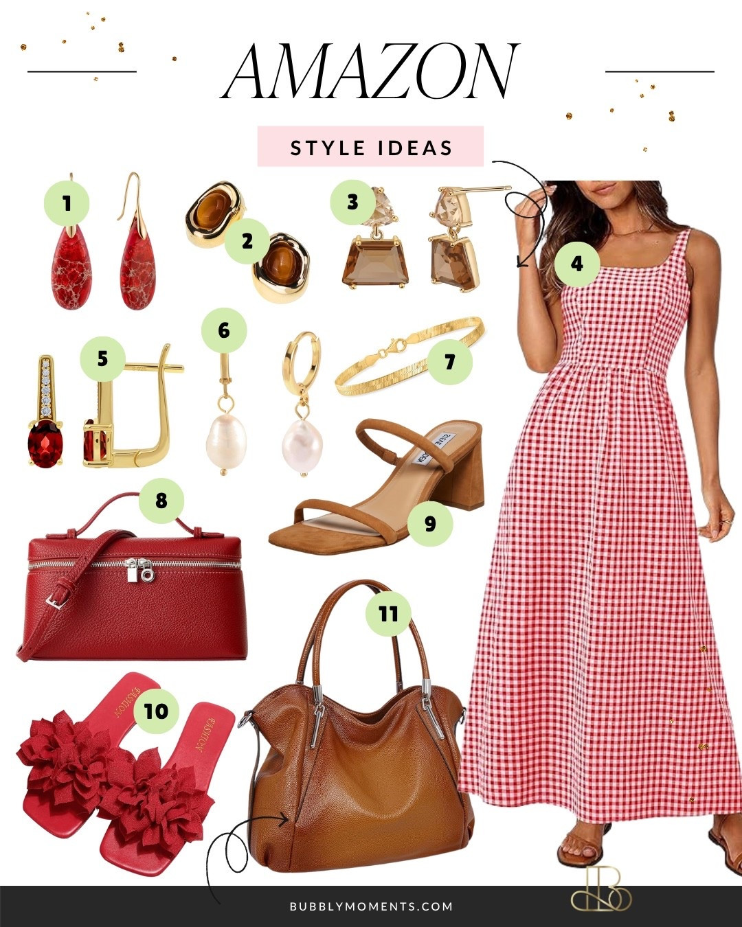 Nothing says effortless summer style like classic gingham paired with warm neutrals and timeless accessories. This curated collection is perfect for vacations, brunch dates, picnics, summer parties, weekend outings, and everyday wear. The combination of feminine silhouettes, rich colors, elevated accessories, and versatile wardrobe staples creates endless outfit possibilities that feel polished without trying too hard. These fashion finds are easy to mix and match while staying on trend all season long. Save this collection for outfit inspiration and tap the collage to shop every look.

#LTKStyle #LTKFashion #LTKFinds #LTKSale #AmazonFashion #AmazonFinds #SummerStyle #GinghamStyle #RedStyle #VacationStyle #ResortWear #VacationOutfits #BrunchOutfit #WeekendStyle #EverydayFashion #ClassicStyle #TimelessStyle #FashionInspo #OOTD #OutfitIdeas #StyleGuide #AffordableFashion #TrendingFashion #FashionFinds #CapsuleWardrobe #ClosetGoals #DailyStyle #DesignerInspired #LuxuryInspired #ChicStyle #ModernFashion #SummerWardrobe #TravelStyle #StyleEdit #MustHave #ShopTheLook #Women’sFashion #AmazonStyle #TrendingNow #StyleInspiration

#LTKdayinmylife #LTKgrwm #LTKootd