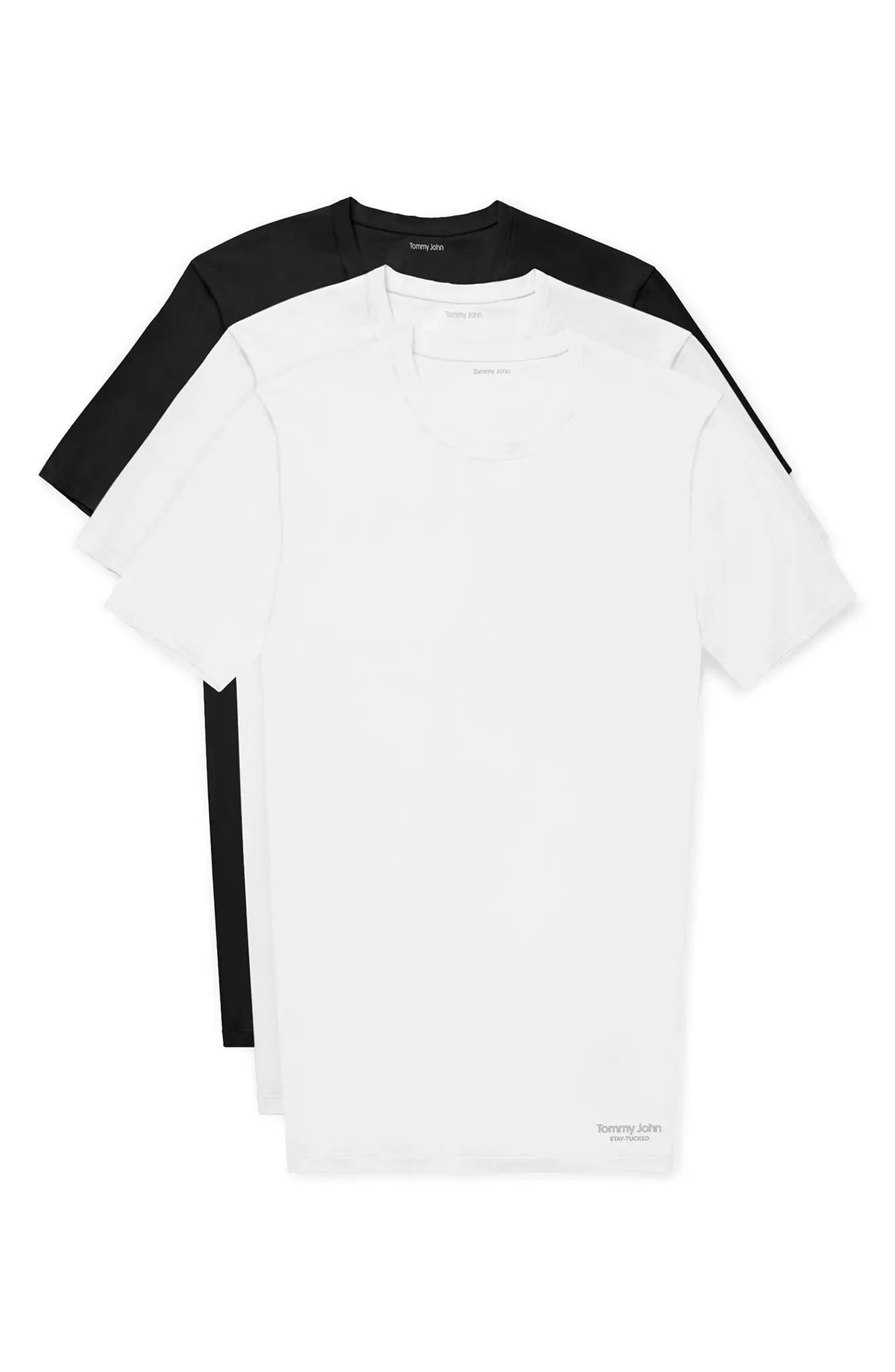 Tommy John 3-Pack Second Skin Stay Tucked Crewneck Undershirts (Men) | Nordstrom | Nordstrom