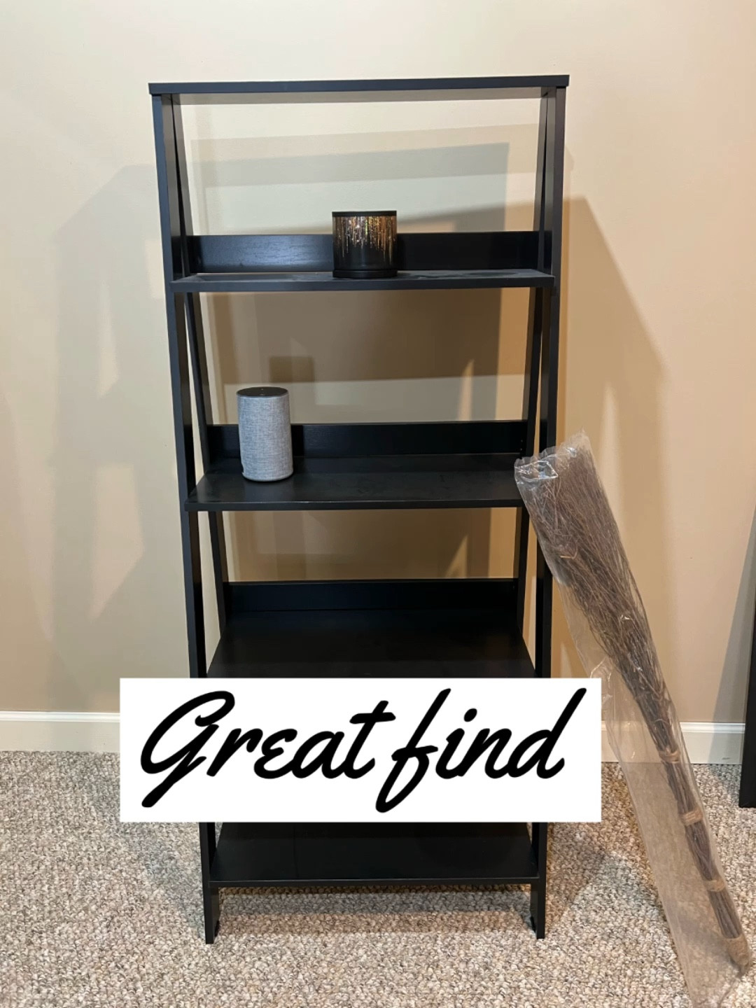 Cute ladder bookcase or shelves 
Color black

#LTKVideo #LTKhome