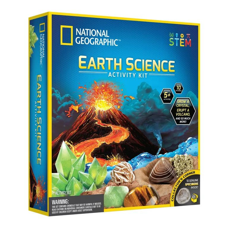 National Geographic Earth Science Activity Kit - Walmart.com | Walmart (US)