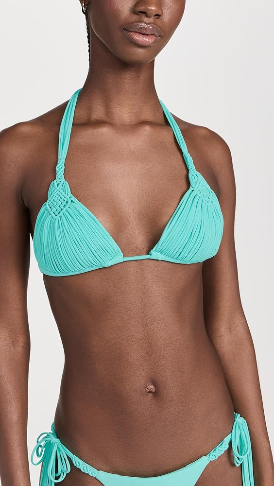 PQ Swim Women's Mila Triangle Bikini Top | Amazon (US)