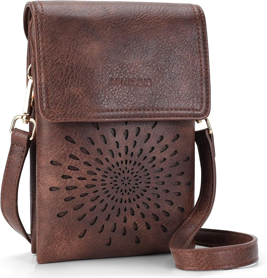 APHISON Small Crossbody Bags for Women Trendy, Leather Phone Wallet Purses Handbags Card Slots wi... | Amazon (US)