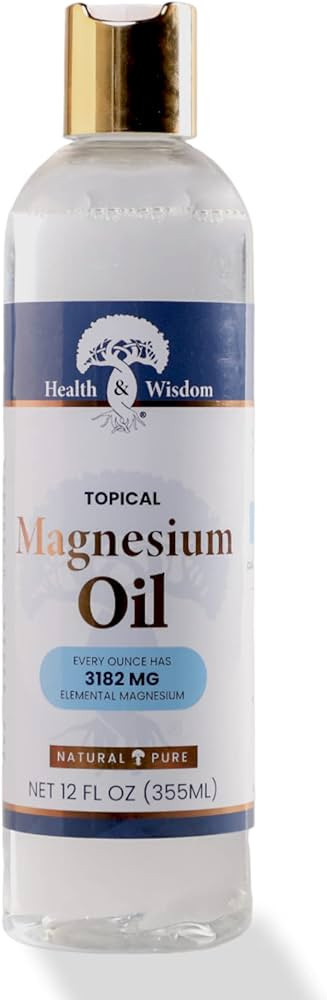 Magnesium Oil, 12 fl oz (355 ml), Health and Wisdom | Amazon (US)