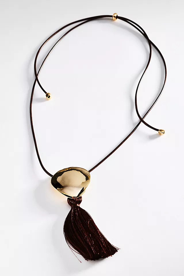 Metal Tassel Pendant Necklace | Anthropologie (US)