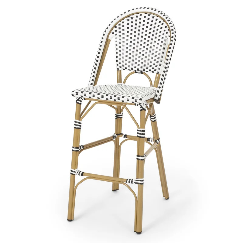Zelienople 29.5" Patio Bar Stool (Set of 2) | Wayfair Professional