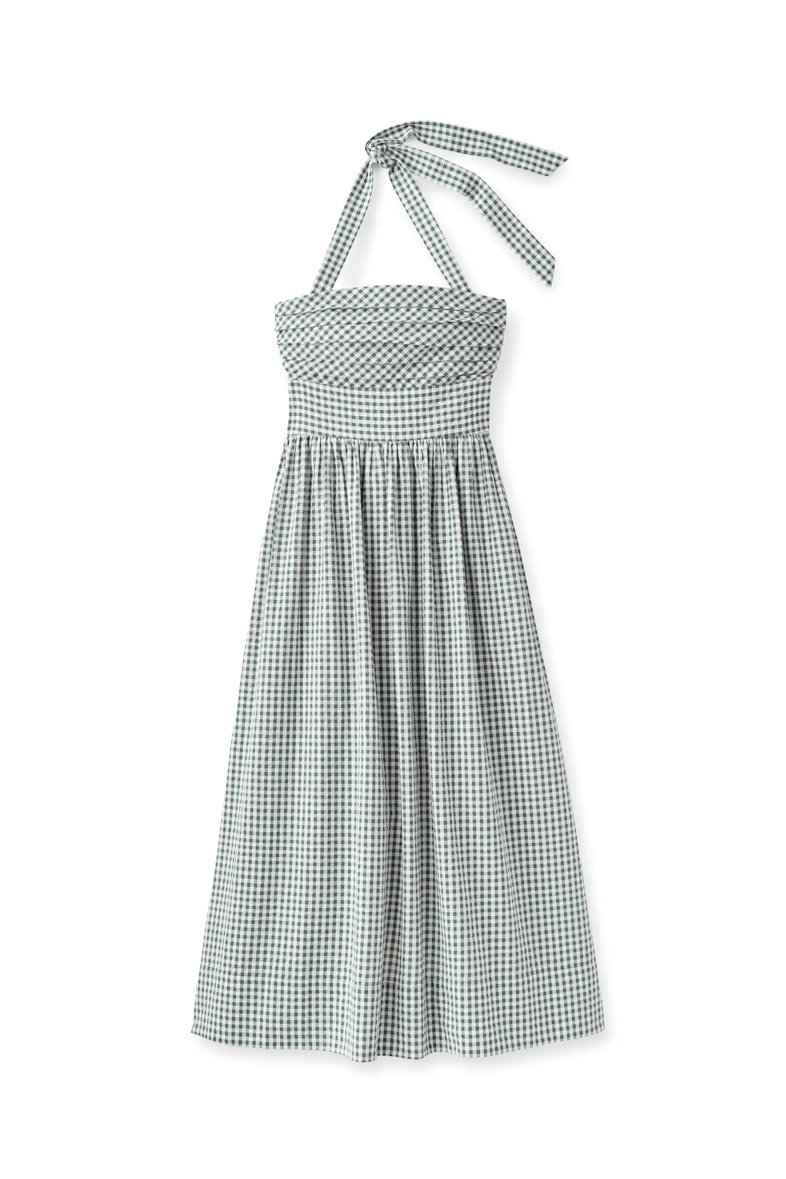 Cartolina Chalmers Gingham Halter Midi Dress (Women) | Nordstrom | Nordstrom