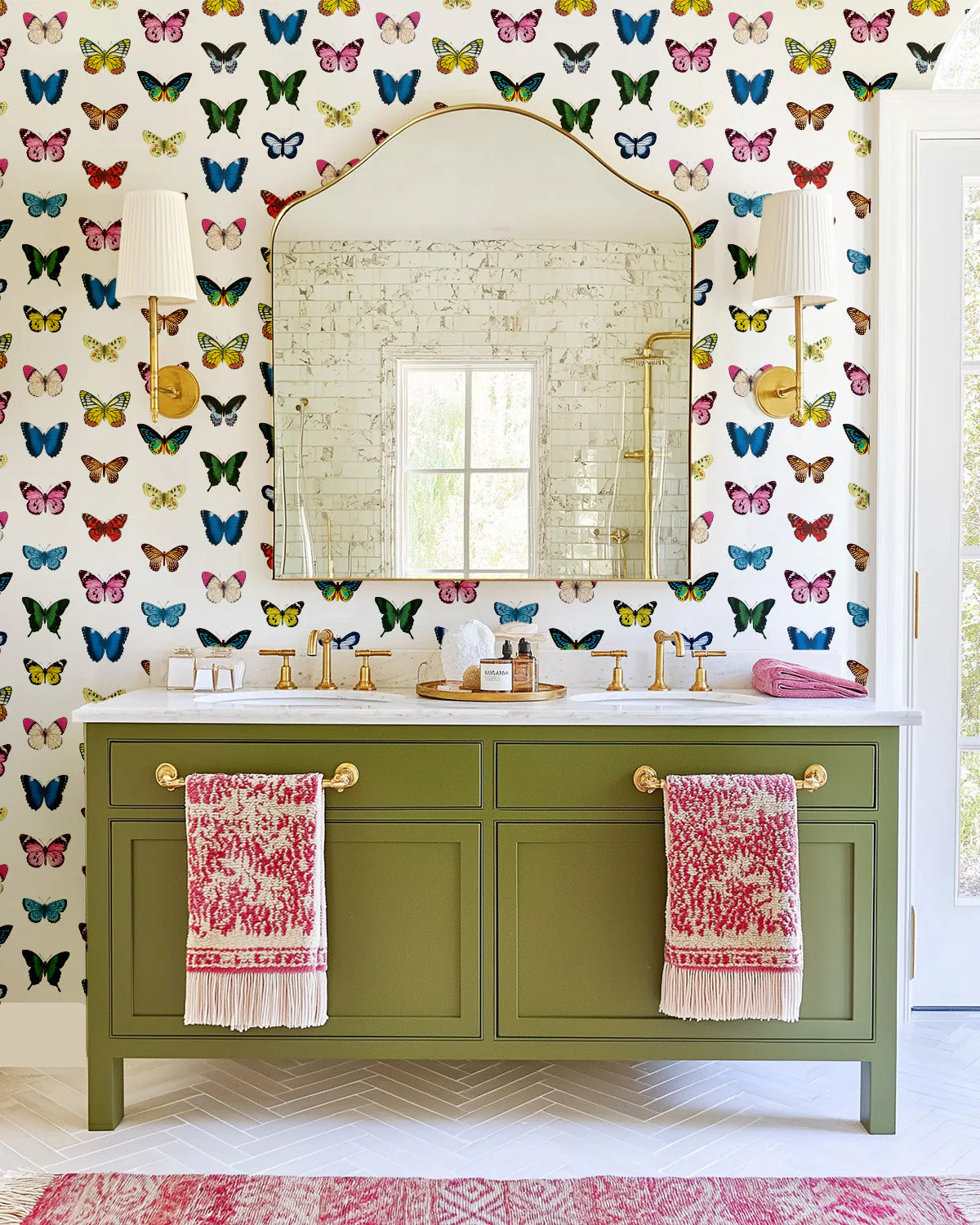 Mariposa Traditional Wallpaper | Katie Kime Inc