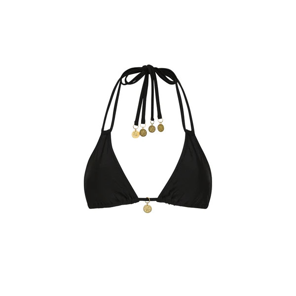 Halter Bralette Bikini Top - Twilight Black | Kulani Kinis US