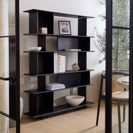 Anton Open Bookshelf (56") | West Elm (US)