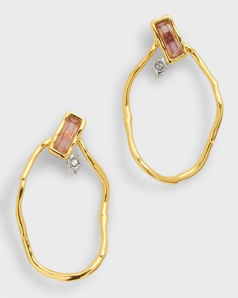 Alexis Bittar Brut Cluster Small Link Post Earrings | Neiman Marcus